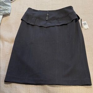 Grace Elements Dark Gray Pencil Skirt